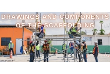 Drawings and components of the scaffolding